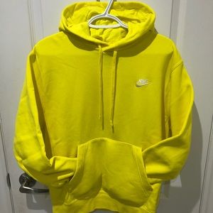NEW Nike Fleece Hoodie in Yellow
